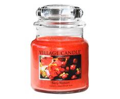Village Candle Beerenblüten Duftkerze im Glas, 454 g, rot, 9.7 x 9.5 cm