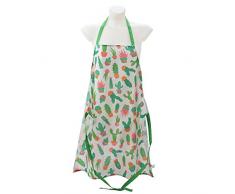 Puckator Schürze aus Baumwolle, Kaktus, 75 x 70 cm, Mehrfarbig