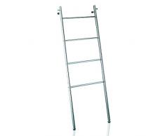 Kela 21988 Handtuchleiter, 4 Stangen, Rostfrei, Verchromtes Metall, 172 cm Höhe, Lunis, Chrom