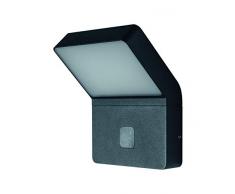 LEDVANCE LED Wand- und Deckenleuchte, Leuchte für Außenanwendungen, Warmweiß, Integrierter Tageslicht- und Bewegungssensor, Endura Style Wall Wide Sensor