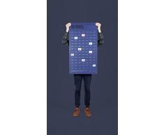 Doiy 100 Filme, die Sie müssen Armbanduhr, Bevor Sie sterben Englisch Poster, Kunststoff, weiß, 6