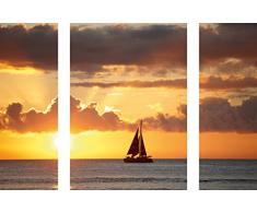 Eurographics Boat Near Hawaii 50x70 Wandtattoo, Papier, DP-DC2045, 70 x 50 x 0.4 cm