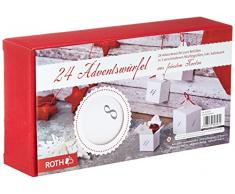 ROTH Adventskalender 24 Adventswrfel zum Befllen