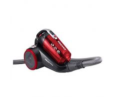 Hoover 39001259 Reactiv RC 10 Staubsauger Rc71_Rc10011, Titan / rot / Schwarz