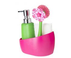 Vigar Spülbecken Organizer mit Spülbürste, Seifenspender und Schwamm