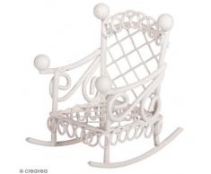 Rayher Hobby Rayher 46233102 Schaukelstuhl, weiß, 2, 5x4,5cm, SB-Btl 1Stück