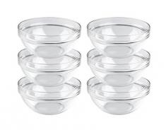 Luminarc, Serie Empilable, Schüssel 17 cm, im 6-er Set, stapelbare Obstschalen, Glasschüsseln in zeitlosem Design