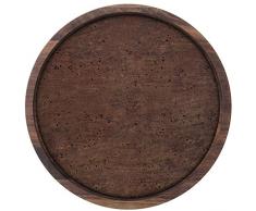 LSA International City Serviertablett, walnuss, 30 cm