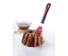 Westmark Brat- und Backpinsel, Länge: 20,5 cm, Silikon/Kunststoff, Gallant, Schwarz/Rot, 29162270