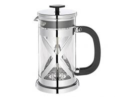 Cilio Kaffeebereiter Gloria, Glas, Silber, 12 x 8,8 x 18,5 cm