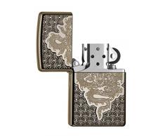 Zippo Dragon DESIGN-24095-Spring 2017 Feuerzeug, Chrom, Gold, one Size