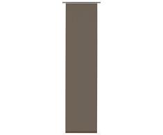 Gardinia Flächenvorhang Stoff Entry braun 60 x 245 cm