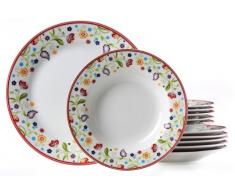 Ritzenhoff & Breker Tafelservice Doppio Shanti, 12-teilig, Porzellangeschirr