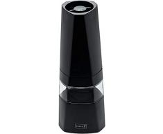 Lurch Tango Pfeffermühle mit einstellbarem Keramikmahlwerk, Kunststoff, Schwarz, 6 x 6 x 18 cm