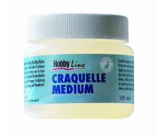 Kreul 79420 - Craquelle Medium, Reißlack für antike Effekte und Erzeugung eines Used Looks auf Terrakottatöpfen, Vasen, Holzboxen und Bilderrahmen, 150 ml Dose