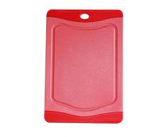 STONELINE 20 x 14 cm, rot, Kunststoff Schneidebrett, 19.9 x 13.9 x 0.7 cm