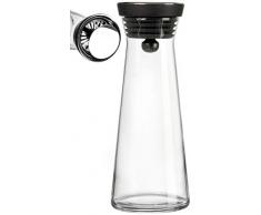 Ritzenhoff & Breker Karaffe Vada, 1 Liter, mit Kippdeckel und Sieb, Glas