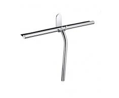 Smedbo Sideline Duschabzieher und Haken, Silber, 340 mm