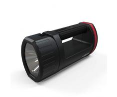 ANSMANN LED Arbeitsleuchte 400 Lumen & verstellbarer Lampenkopf - Handscheinwerfer dimmbar, stoßfest & aufladbar über USB - 5W Akku Arbeitslampe HS5R als Werkstattlampe oder Notbeleuchtung