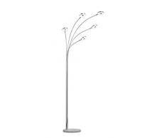 Reality Leuchten LED Bogenleuchte, 5x 4 W, 1750 lm, 3000 K, Höhe 200 cm R42415106