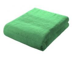 fleuresse Frottier 2828 groÃes Badetuch, mit StreifenbordÃ¼re und KordelaufhÃ¤nger, Ãkotex Standard 100, Gewicht 550 gr. pro mÂ², 90 x 200 cm, seegrÃ¼n