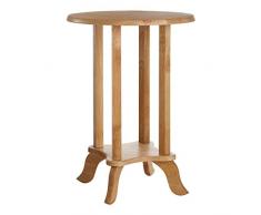 Premier Housewares 2402246 Tisch, Gummibaum (Hevea), Natur, klein