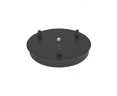 Osram Vintage Edition 1906 Canopy, schwarz, Halterung für Osram Vintage 1906 Pendulum Leuchten, Aluminium Gehäuse