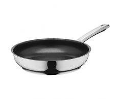 Silit Calabria Bratpfanne, 24 cm, Edelstahl beschichtet, Induktion, Edelstahlgriff, PFOA-frei, für schonendes Braten