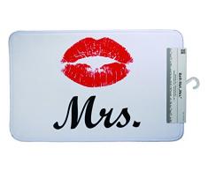 Out of the blue 14/2122 Badematte, Mrs, circa 70 x 45 cm mit Headercard zum AufhÃ¤ngen