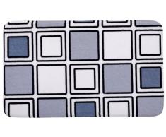 WENKO 20874100 Badematte Mono - Duschvorleger, Kunststoff - Polyester, Mehrfarbig