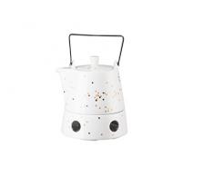 Arzberg Sternenzauber Teekanne 3-teilig, 6 Personen, 1,10 L, Porzellan, Weiß, 17 x 17 x 15 cm