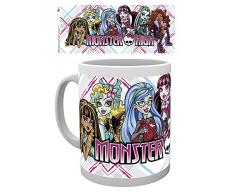 empireposter - Monster High - Girls - Größe (cm), ca. Ø8,5 H9,5 - Lizenz Tassen, NEU - Beschreibung: - Keramik Tasse, weiß, bedruckt, Fassungsvermögen 320 ml, offiziell lizenziert, spülmaschinen- und mikrowellenfest -
