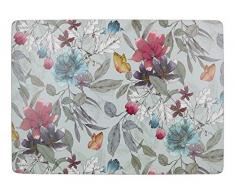 CREATIVE TOPS Platzsets mit Schmetterlingsmotiv, rechteckig, mit Kork-Rückseite, Mehrfarbig, 40 x 29 cm