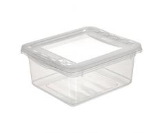 keeeper Aufbewahrungsbox mit Air Control System, 19,5 x 16,5 x 8,5 cm, 1,7 l, Bea, Transparent