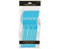 Amscan International Löffel, Karibikblau, 20 Stück