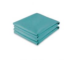 CelinaTex 5000252 Doppelpack Largo Reise-Badetuch weitere Farben & Größen Handtuch Set schnelltrocknend bestens geeignet für Sport Training Fitness Trekking Outdoor-Camping 90 x 180 cm türkis