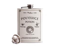 mealivos 8 Oz Polyjuice Potion Edelstahl Flachmann
