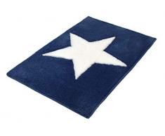 Kleine Wolke Sigma Badteppich, 100% Polyacryl, eisblau, 90 x 60 cm