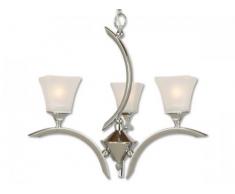 Edler 3-flammiger Kronleuchter MaÃe ca. Durchmesser 55 cm, Silber