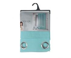 Douceur d Intérieur Telma Ösenvorhang, Polyester, blau, 140 x 240 cm