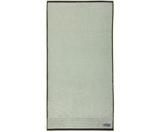 möve Eden Gästetuch Biesenbordüre 30 x 50 cm aus 80 % Baumwolle / 20 % Leinen, nature / black