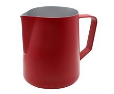 zoohot milchkännchen Edelstahl 600ml / 20oz Milch Aufschäumen für Cappuccino und Latté (rot)