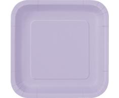 23Â cm, quadratisch Party Teller, 14Â StÃ¼ck