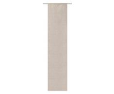 Home Fashion SCHIEBEVORHANG JACQUARDGEMUSTERT MIT METALLIC-Effekt, Stoff, beige, 245 x 60 cm