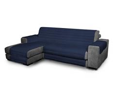 Elegant Couchüberzüge, dunkel blau 190cm + chaiselongue, 100% Mikrofaser