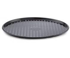 Prestige Inspire Pizzablech in Stahloptik, 35 cm, schwarz, Stahl, Schwarz, 35 cm