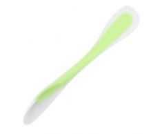 Nuovoware Silikon-Spatel, doppelseitig, hitzebeständig, Silikon-Spachtel, Backen, Mixen, Dekorieren, Kochwerkzeuge für Kuchen, Kekse und Gebäck, Schaber, Butter, Eisportionierer, Grün