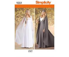 Simplicity 1551 Womens Elf Halloween and Cosplay Costume Sewing Pattern, Sizes 8-14