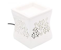 Candle-lite - Elektrische Duftlampe mit Licht, Nata, Weiß, 10 x 10 x 12 cm