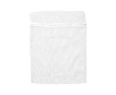 Compactor, Wäschebeutel mit Reißverschluss für Waschmaschinen, groß, Polyester, weiß, S